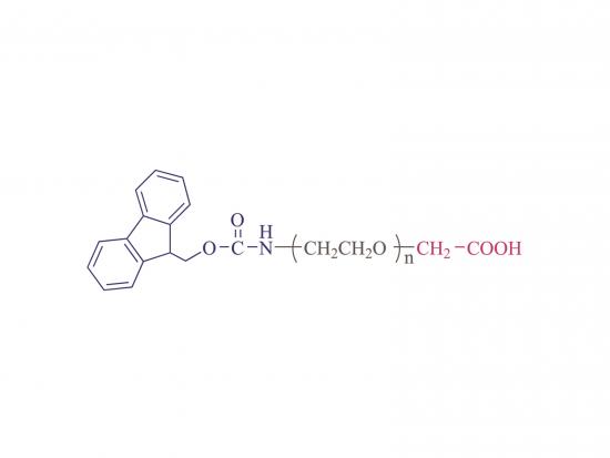 α-フルオレニルメチルオキシカルボニルアミノ-ω-カルボキシルポリ（エチレングリコール） 