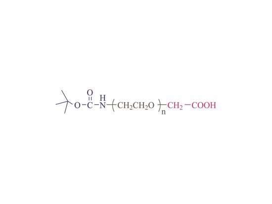  α-Tert ブチルオキシカルボニル アミノ-ω-カルボキシル ポリ（エチレン グリコール） [Boc-NH-PEG-COOH] Cas：142929-49-5  