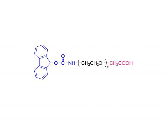 α-フルオレニルメチルオキシカルボニルアミノ-ω-カルボキシルポリ（エチレングリコール） 