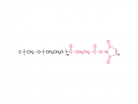 コハク酸4アームポリ（エチレングリコール）スクシンイミジル 