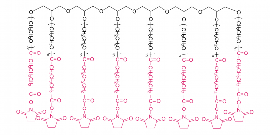  8アーム ポリ（エチレン グリコール） スクシンイミジル グルタル酸（HG） [8アーム PEG-SG（HG）]  