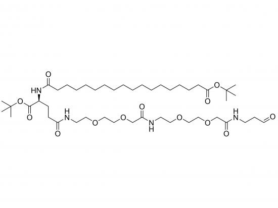 tBuO-Ste-Glu(AEEA-AEEA-NH-pald)-OtBu