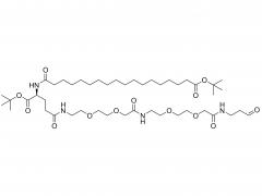 tBuO-Ste-Glu(AEEA-AEEA-NH-pald)-OtBu