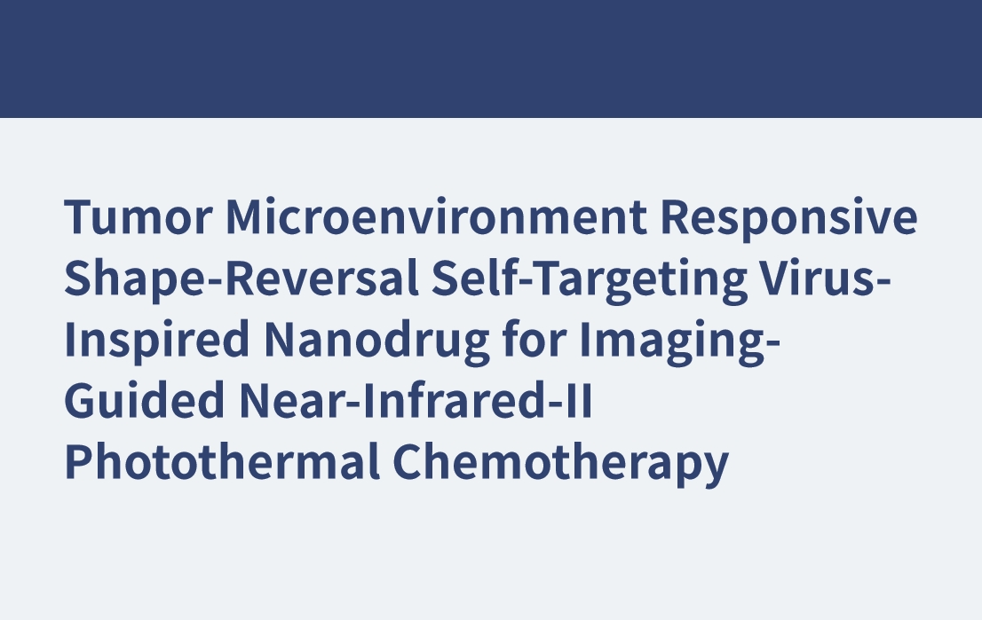 画像誘導近赤外 II 光熱化学療法用の腫瘍微小環境応答性形状反転自己標的化ウイルス由来ナノドラッグ
    