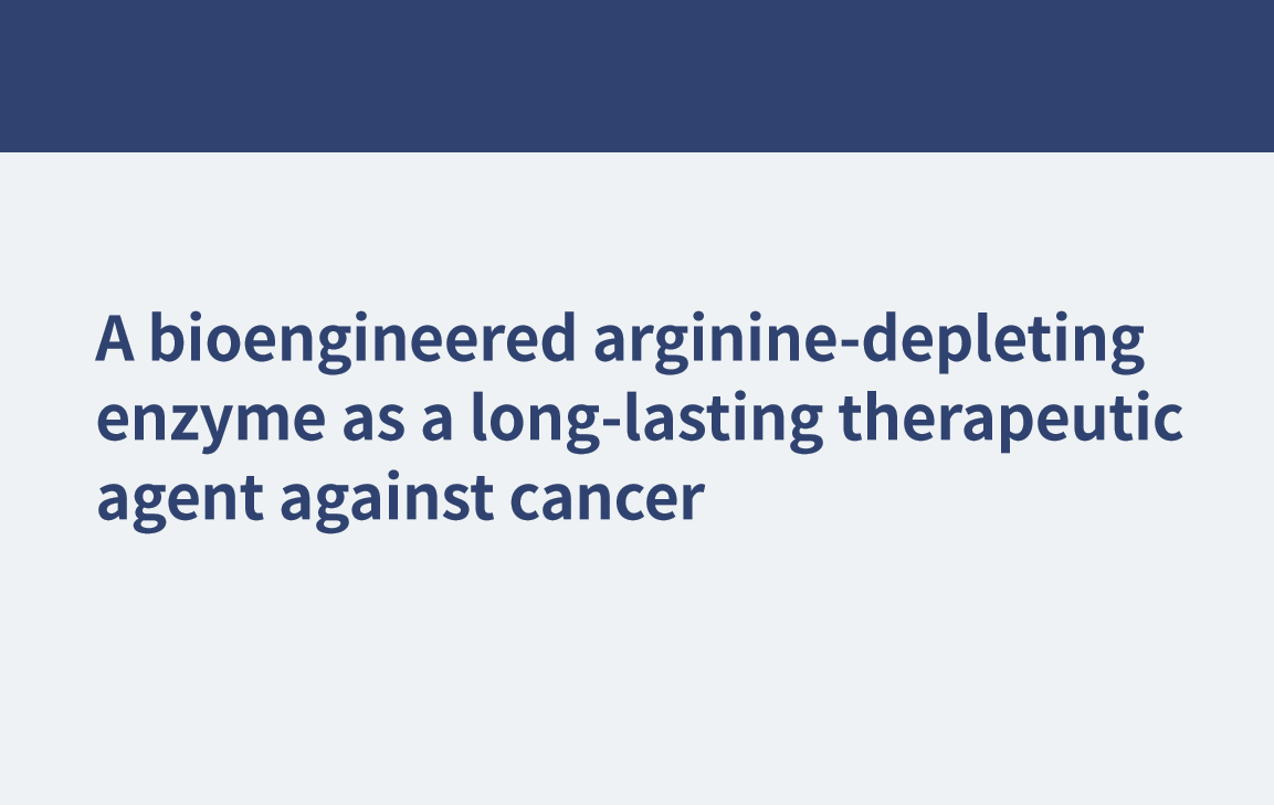 癌に対する長期持続性の治療薬としての生物工学的に作られたアルギニン枯渇酵素